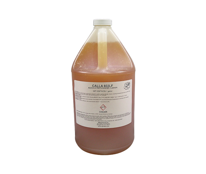 Zip-Chem® 009437 Calla® 602LF Concentrate Heavy-Duty Aqueous Parts Cabinet Cleaning & Degreasing Compound - Gallon Jug