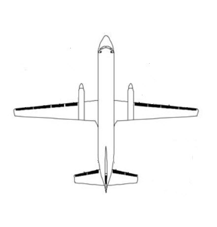 GOODRICH 23-7D5258-15 British Aerospace ATP-747 LH Inboard Center Wing De-Ice Boot