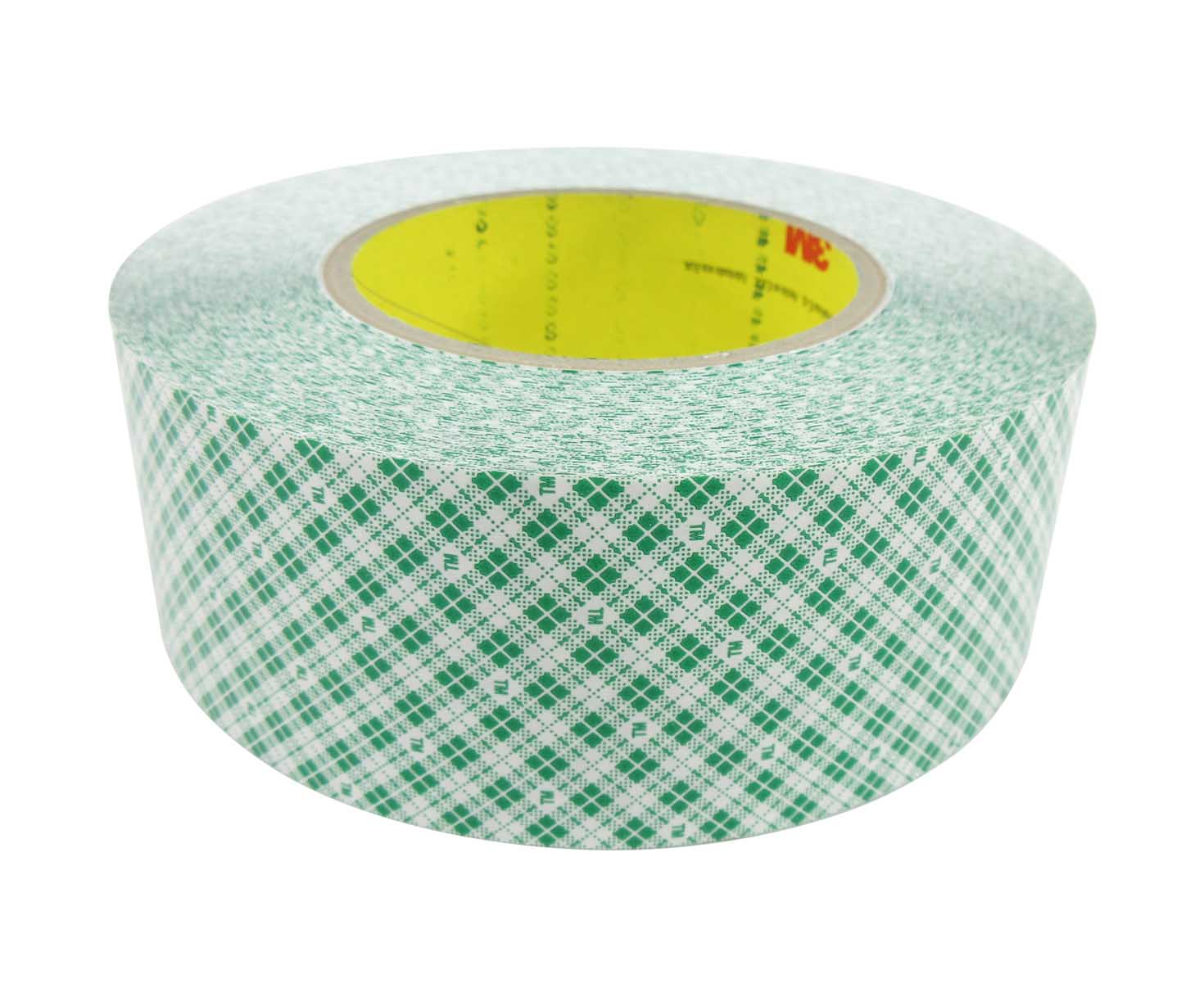 3M™ 021200-23207 White 9589 Double 9 Mil Coated Film Tape - 2" x 36 Yard Roll