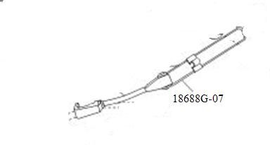 David Clark 18688G-07 Microphone Boom Assy