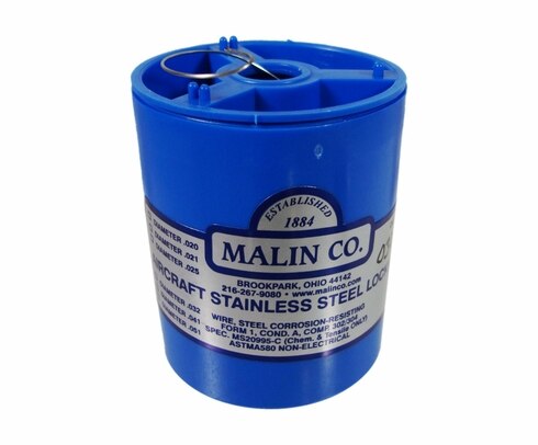 Military Standard MS20995C80 Stainless Steel 0.080" Diameter Safety Wire - 1 lb Roll