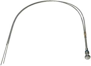 McFarlane Aviation MC6350-HH048 FAA-PMA Dual Universal Push-to-Unlock Control - Chrome Knob - 4 Foot