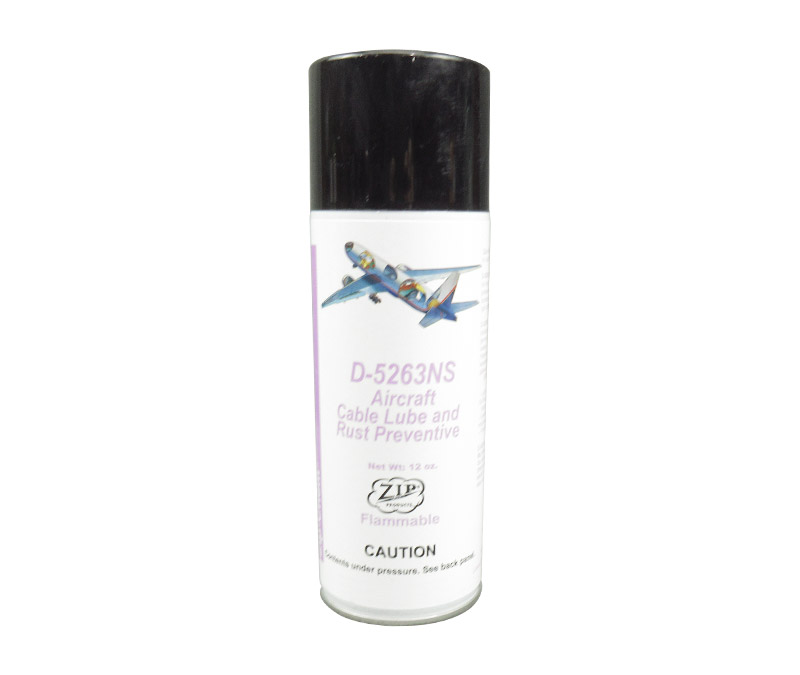 Zip-Chem® 002057 Aero-Lube™ D-5263NS Aircraft Cable Lube & Rust Preventive - 12 oz Aerosol Can