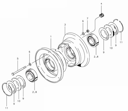 Cleveland Wheel & Brake 40-115C Wheel Assembly