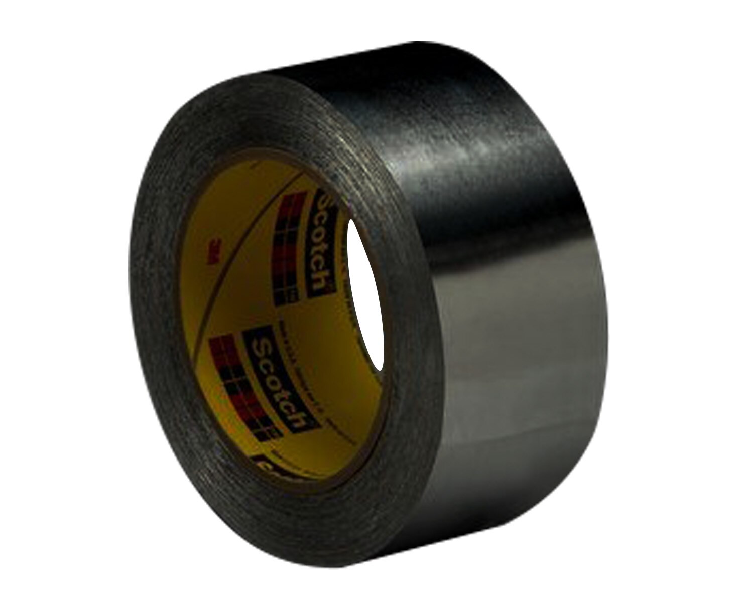 3M™ 021200-49773 Scotch® 433 Silver 2 Mil High Temperature Aluminum Foil Tape - 4" x 60 Yard Roll