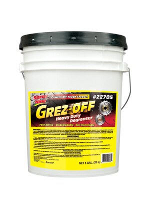 Grez-Off® 22705 Yellow Heavy-Duty Degreaser - 5 Gallon Pail