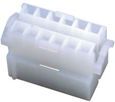 TE Connectivity 1-480271-0 Natural Connector Housing RCP 6 POS 4.95mm ST Panel Mount - 5/Pack
