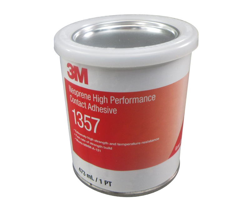 3M™ 021200-19890 Scotch-Weld™ 1357 Gray-Green Neoprene High Performance Contact Adhesive - 473 mL (Pint) Can