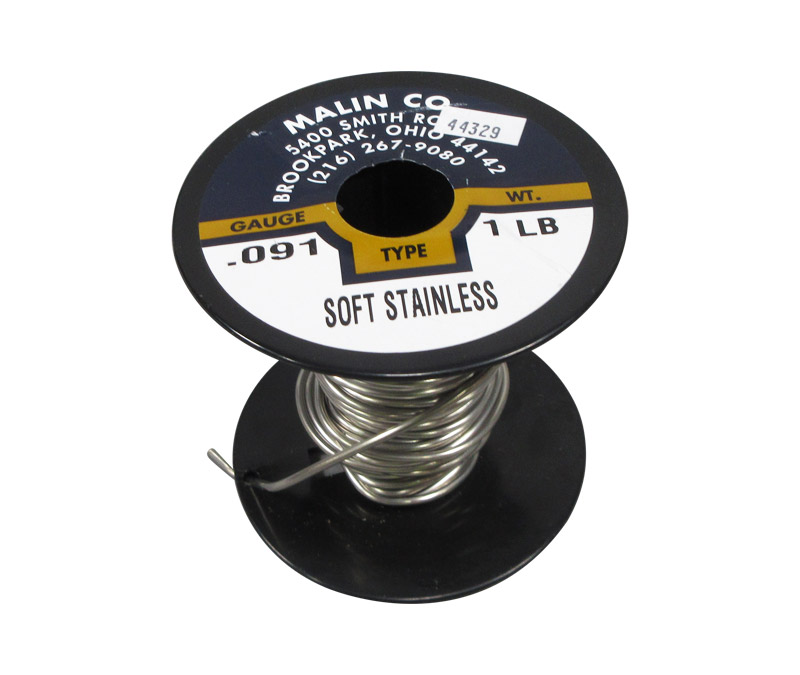 Military Standard MS20995C91 Stainless Steel 0.091" Diameter Safety Wire - 1 lb Spool
