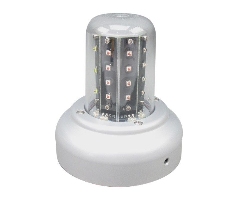 WHELEN® 01-0790520-55 Model 9052055 LED Red/White 14-Volt LED Flashing Beacon