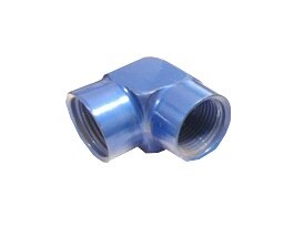 Aeronautical Standard AN939D4 Aluminum 90° Elbow, Boss