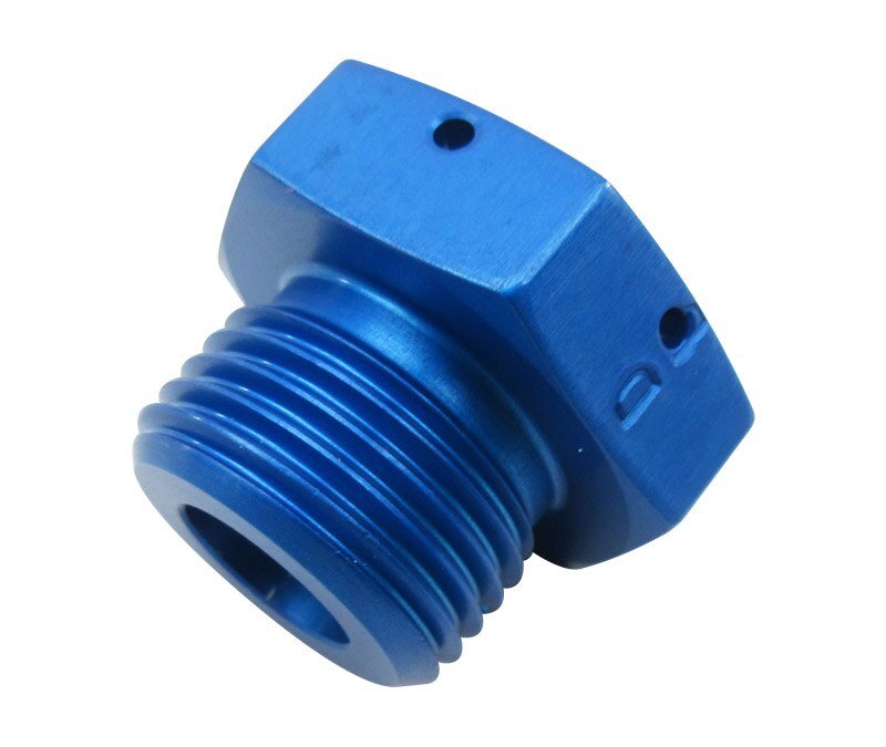 SAE Aerospace Standard AS5169D08L Aluminum Drilled Head Plug, Machine Thread