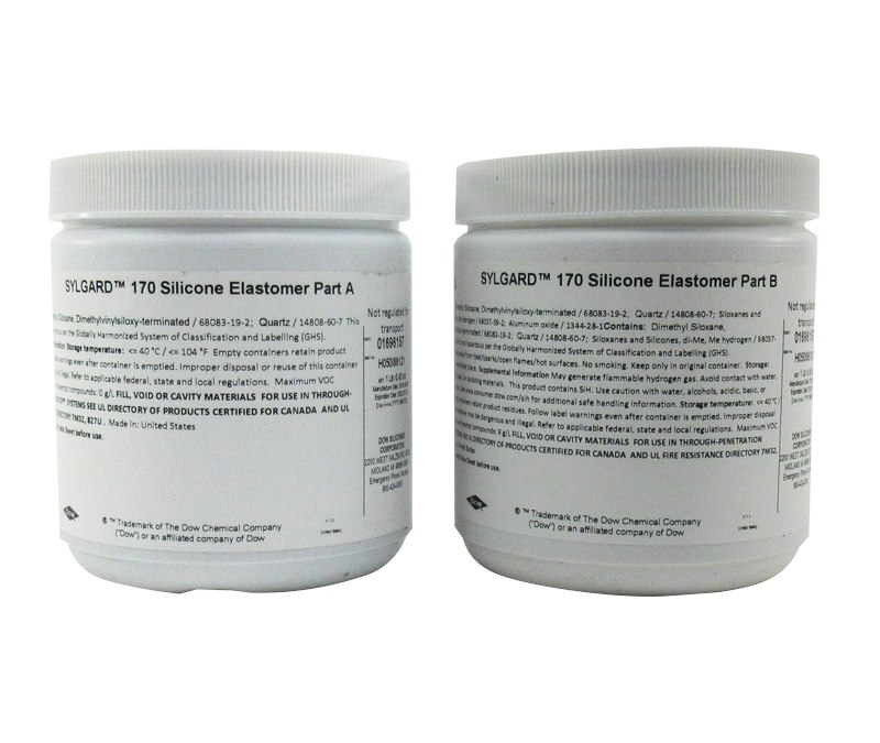 DOW® SYLGARD™ 170 Silicone Encapsulant - 2 lb (0.9 Kg) Kit