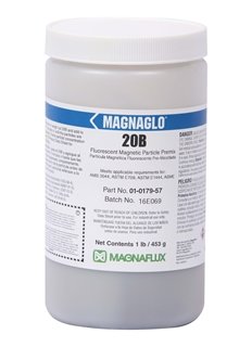 MAGNAFLUX® 01-0179-71 MAGNAGLO® 20B Fluorescent Magnetic Particle Premix - 1 lb Jar