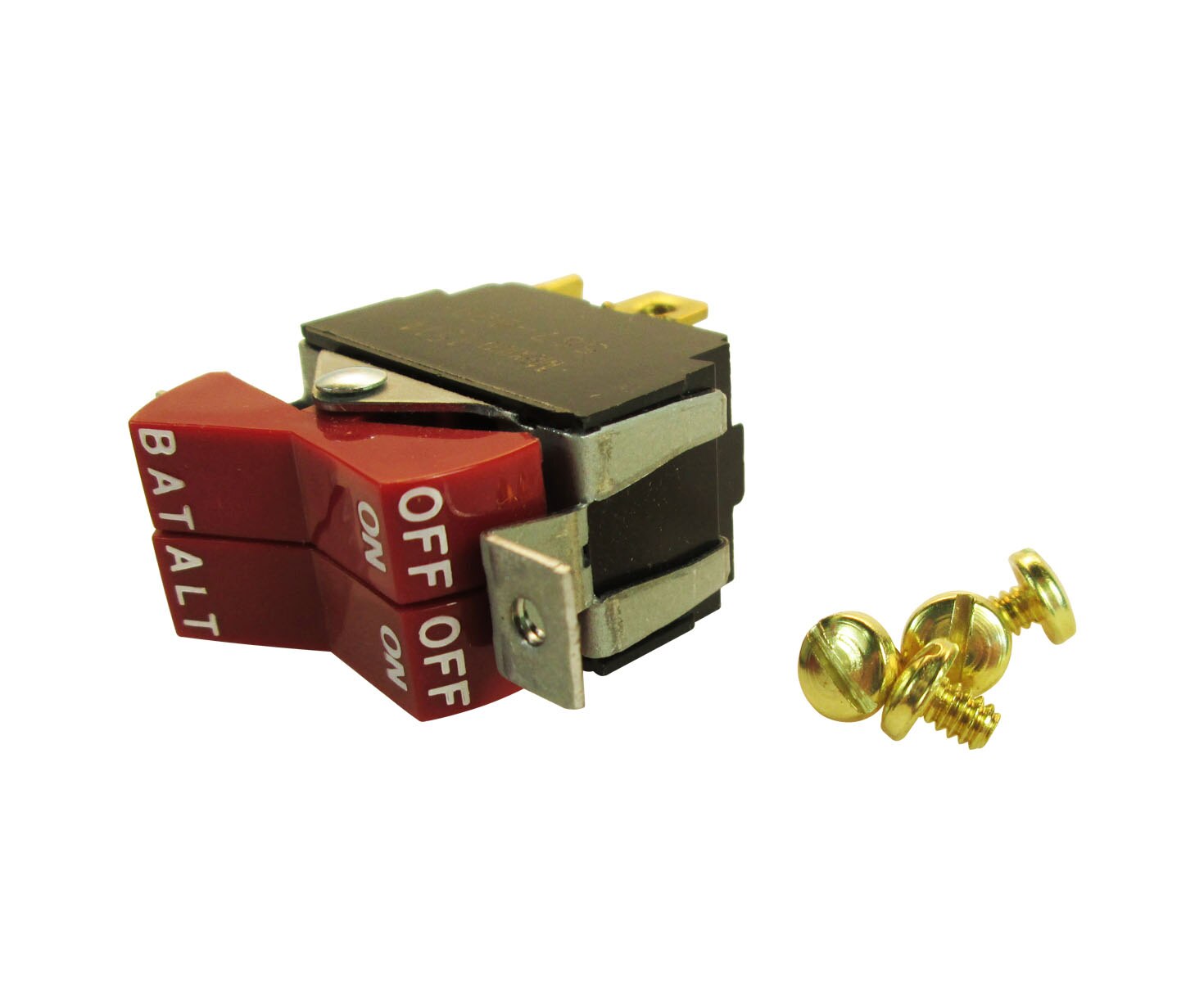 Piper 587-829 Red "Battery/Alternator" Master Rocker Switch