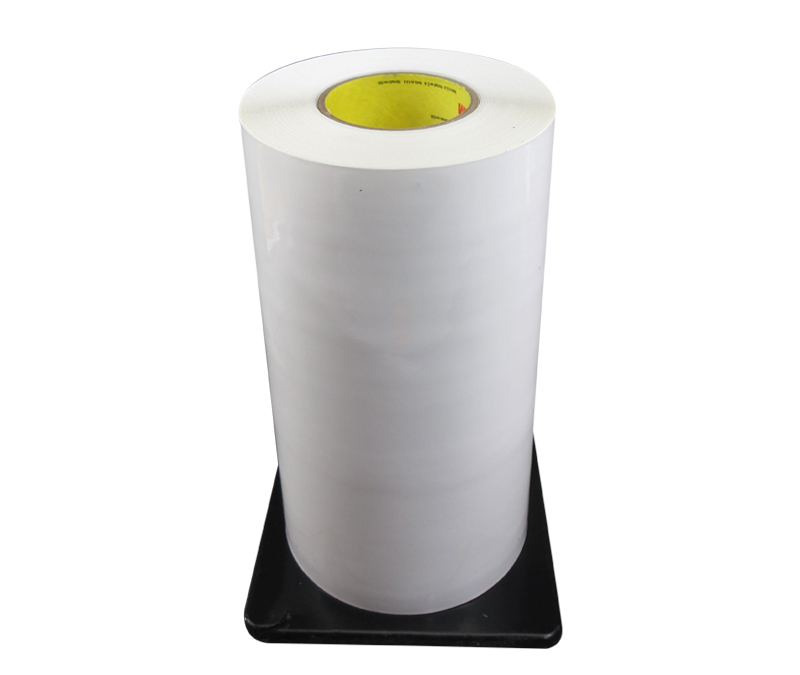 3M™ 8671 14 Mil Transparent Polyurethane Protective Tape - 12" x 36 Yard Roll