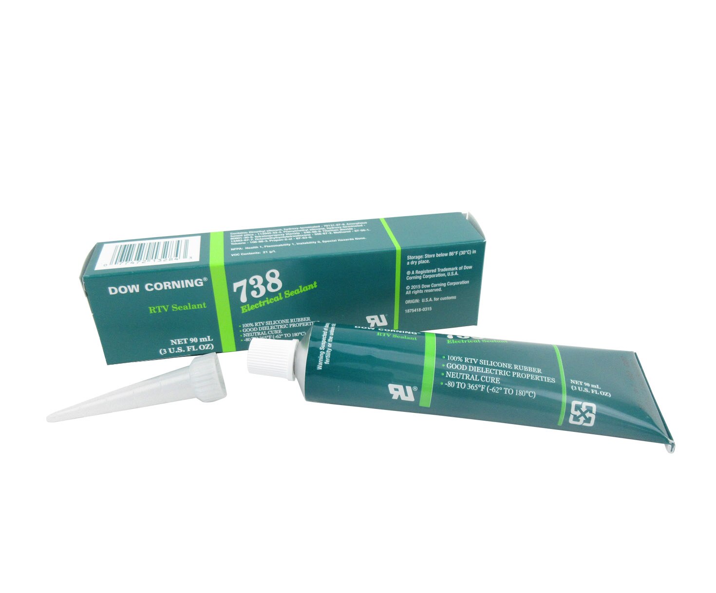 DOWSIL™ 738 White Electrical Sealant - 90 mL (3 oz) Tube