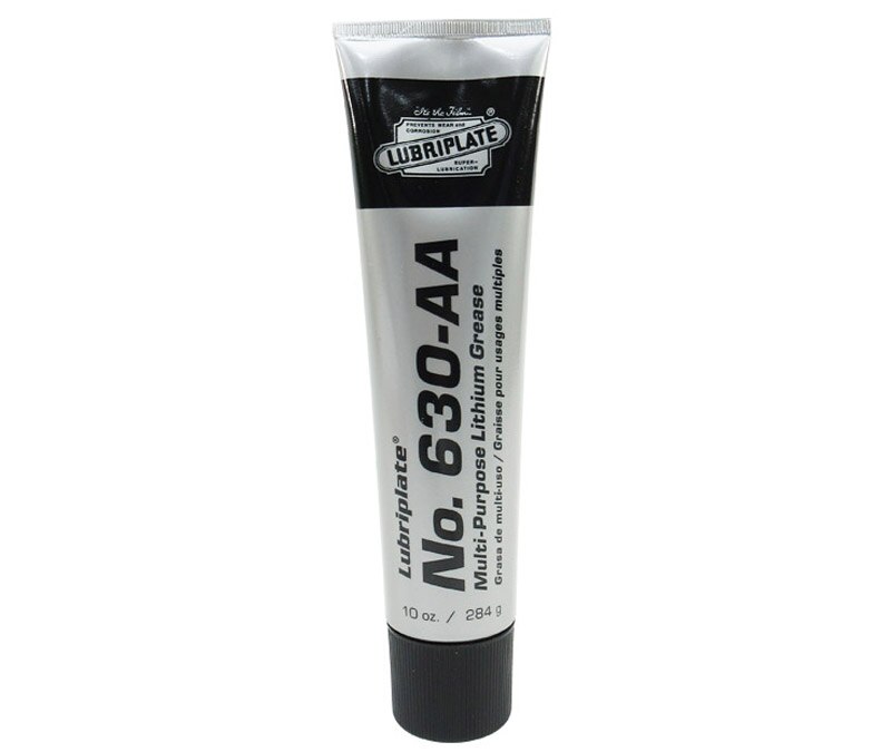 LUBRIPLATE® L0067-092 No. 630-AA White NLGI Grade 1 Multi-Purpose Lithium Grease - 283.5 Gram (10 oz) Tube