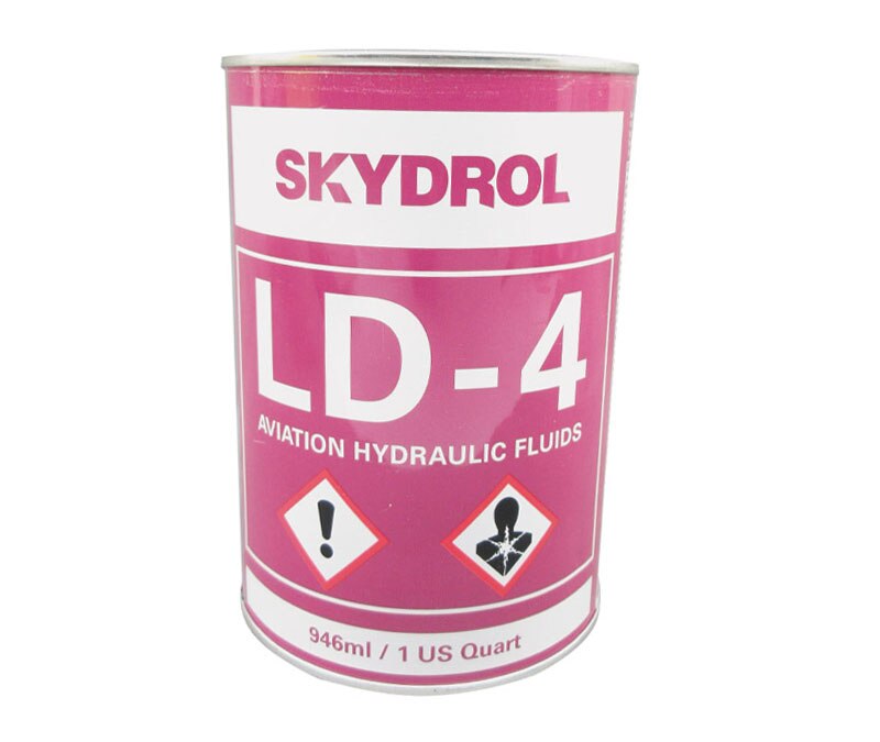 Skydrol® LD-4 BMS3-11P, Type V, Grade B & C Spec Fire Resistant Hydraulic Fluid - Quart Can