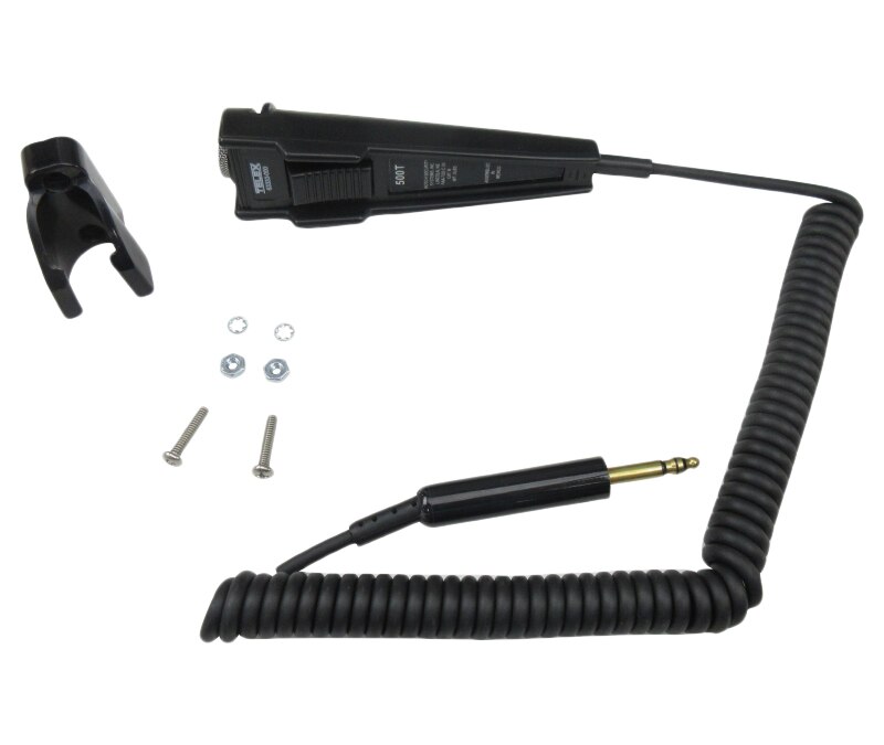 Telex 63333-000 Model 500T FAA-TSO, 11" Retracted x 5' Extended Cord, Electret Aircraft Microphone
