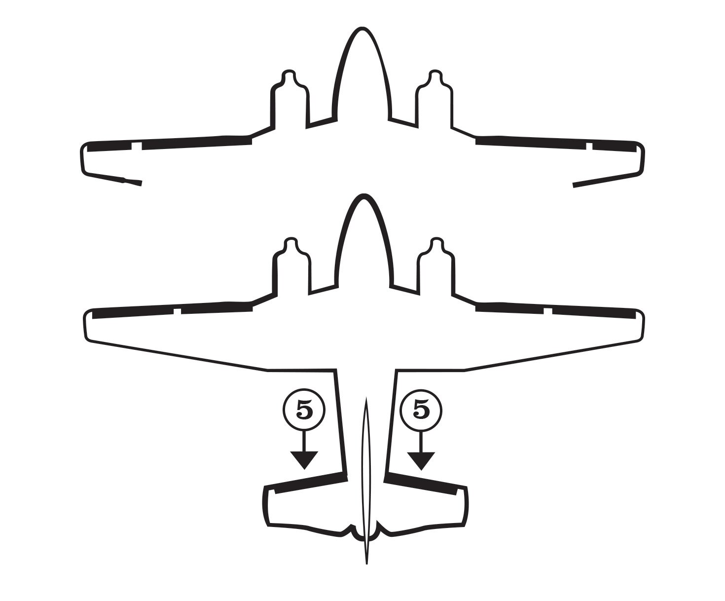 GOODRICH P25S7D5064-05 FASTboot® Raytheon Beechcraft C90, E90 & H90 Horizontal Stabilizer De-Ice Boot