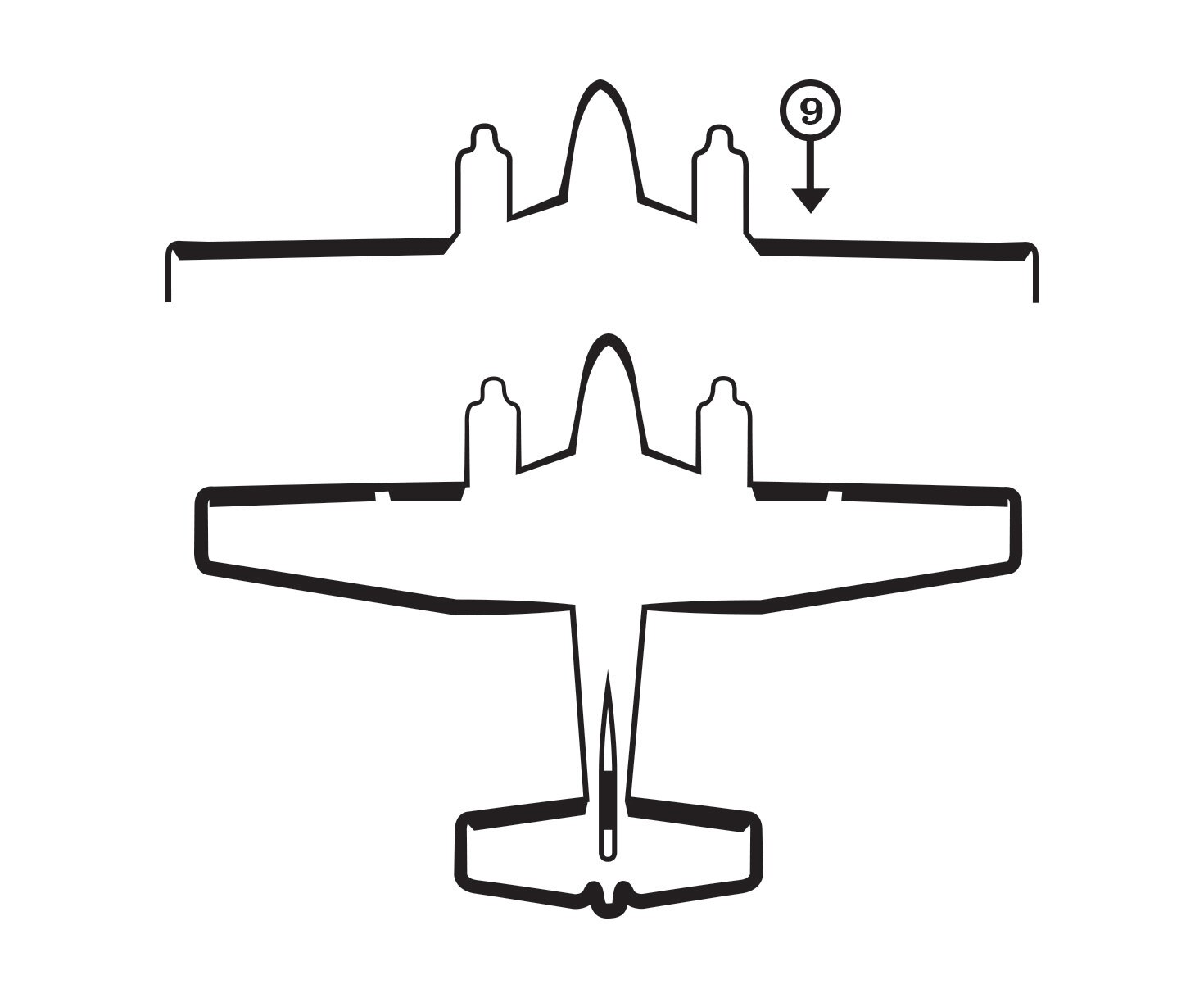 GOODRICH 23S2004-17-2 Raytheon Beechcraft 95/55 RH Nacelle - Tip De-Ice Boot