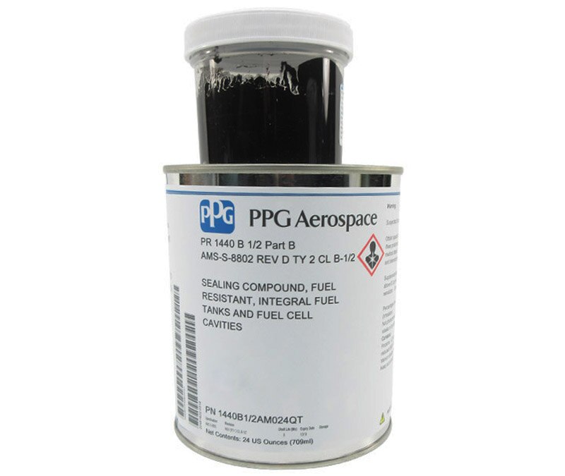PPG® PR-1440 B-1/2 AMS-S-8802D Type 2, Class B-1/2 Spec Fuel Tank Sealant - Quart Kit