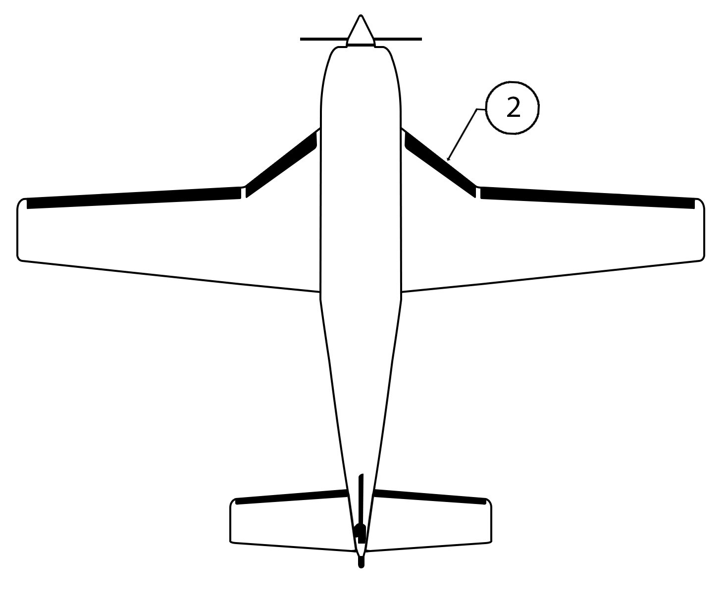 GOODRICH 27-4D5294-22 Piper PA46-500P RH Inboard Wing De-Ice Boot
