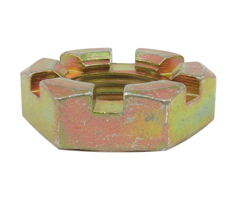 Aeronautical Standard AN320-12 Steel Nut, Plain, Slotted, Hexagon