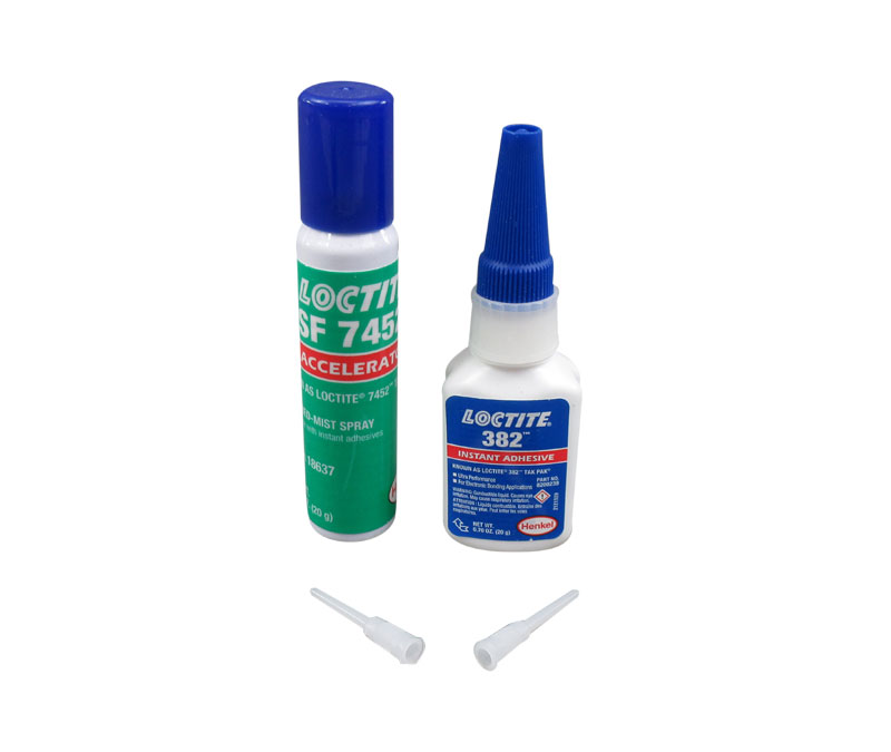 Henkel 20420 LOCTITE® 382™ TAK PAK® Transparent General-Purpose Instant Adhesive - 0.070 kg Kit