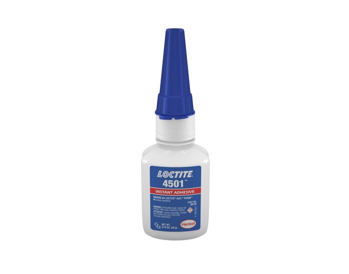 Henkel 38145 LOCTITE® 4501™ PRISM® Clear Instant Adhesive - 20 Gram (.70 oz) Bottle