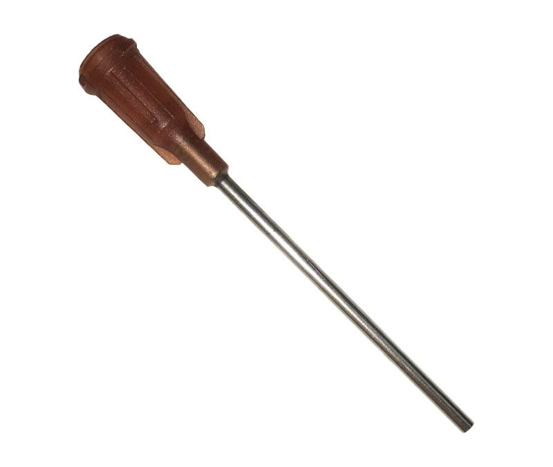 Henkel 98165 LOCTITE® Amber 15 Gauge 1-1/2" Stainless Steel High-Precision Dispense Needle - Pack of 50