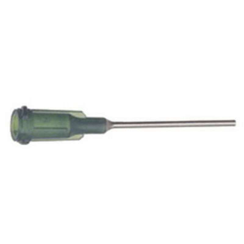Henkel 98199 LOCTITE® Green Stainless Steel 18 Gauge, 1" High-Precision Dispense Needle - Pack of 1000