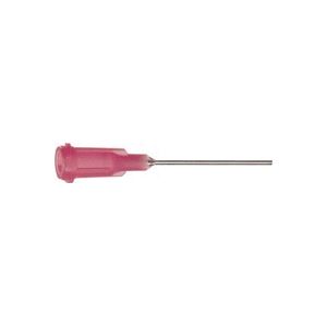 Henkel 98224 LOCTITE® Pink Stainless Steel 20 Gauge, 1" High-Precision Dispense Needle - Pack of 50