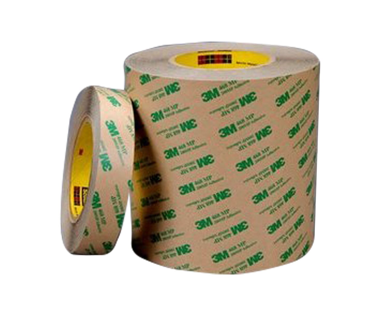 3M™ 051115-25628 Scotch® 468MP Clear 5 Mil Adhesive Transfer Tape - 48" x 60 Yard Roll - 3/Pack