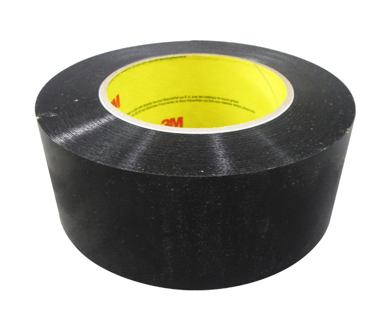 3M™ 021200-04319 Scotch® 481 Black 9.5 Mil Preservation Sealing Tape - 2" x 36 Yard Roll