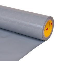 3M™ 8641 41 Mil Dark Gray Polyurethane Protective Tape (Perforated, Skip Slit Liner) - 24" x 2 Yard Roll - 5/Pack