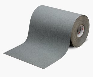 3M™ 048011-19325 Safety-Walk™ 370 Gray Slip-Resistant Medium Resilient Tapes & Treads - 12" x 60' Roll