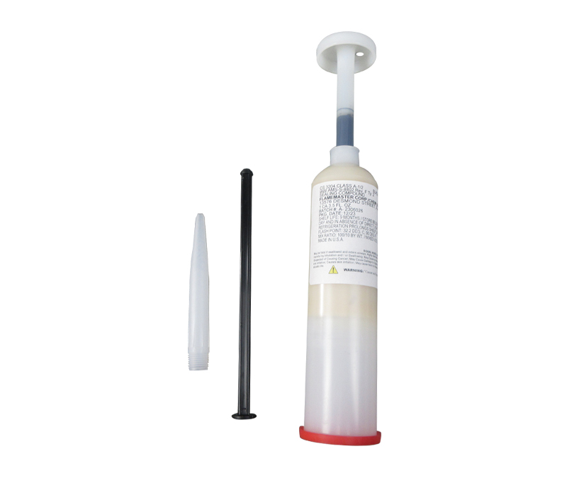 Flamemaster CS 3204 A-1/2 Black AMS-S-8802E Type 2 (no QPL) Spec Fuel Tank Sealant - 6 oz (3.5 fl oz) Cartridge Kit