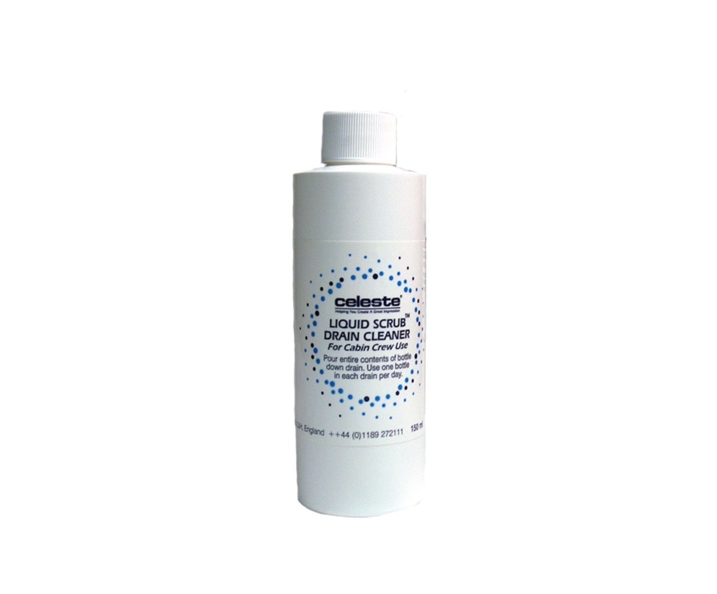 Celeste® LIQUID SCRUB™ LS-5000/A Clear Galley Drain Cleaner - 5 oz Bottle