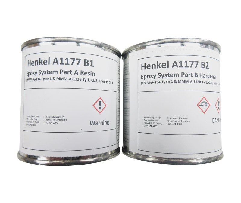 Henkel LOCTITE® EA A1177B1/B2 HYSOL® Green/Blue MMM-A-132 TY 1 CL 3 FM P GR 1 Spec Epoxy Adhesive Sealant - 2 Gallon Kit