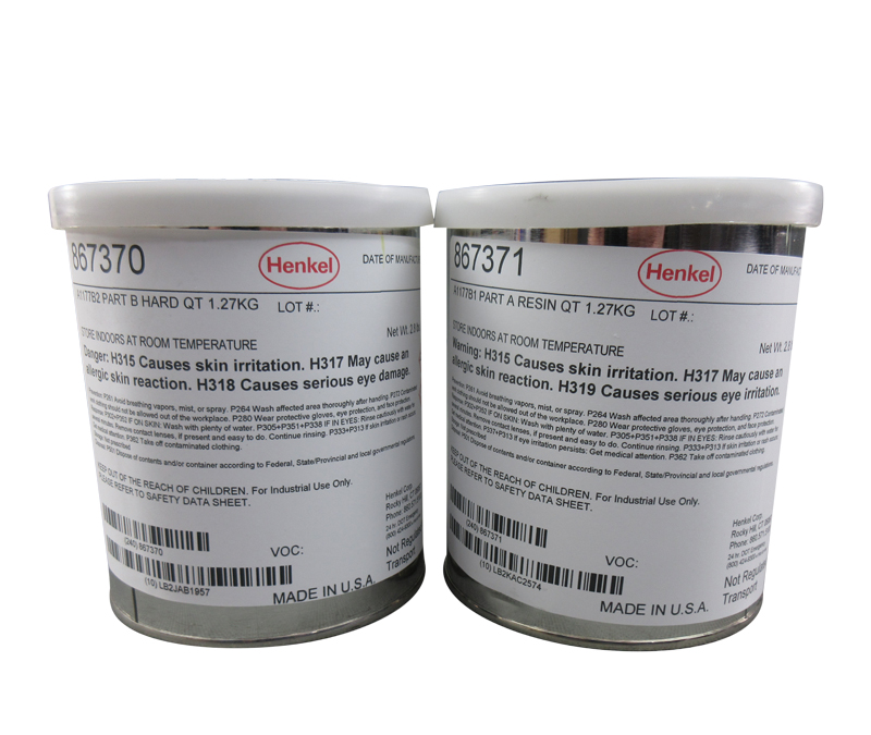 Henkel LOCTITE® EA A1177B1/B2 HYSOL® Green/Blue MMM-A-132 TY 1 CL 3 FM P GR 1 Spec Epoxy Adhesive Sealant - 2-Quart Kit