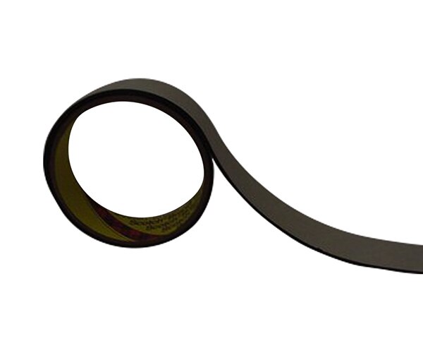 3M™ 021200-03761 Black 4516 Single-Coated 62 Mil Vinyl Foam Tape - 5/8" x 36 Yard Roll
