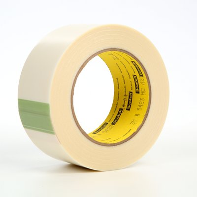 3M™ 021200-11992 Scotch® 5423 Transparent 5423 UHMW 11.7 Mil Film Tape - 3" x 18 Yard Roll