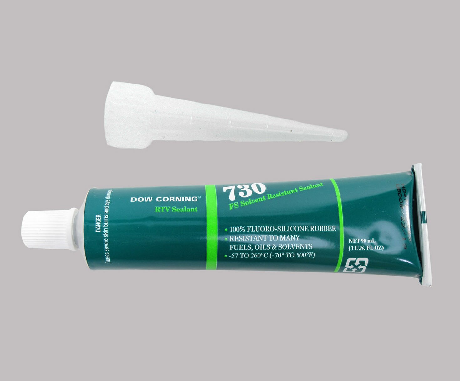 DOWSIL™ 730 Solvent Resistant Silicone Sealant - 90 mL (3 oz) Tube