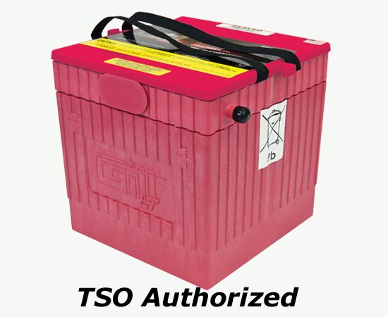 Gill 7638-44T VRLA 24-Volt / 44 Ah Sealed Lead Acid Aircraft Battery