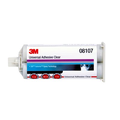 3M™ 051135-08107 Clear Universal Adhesive - 47.3 mL Cartridge