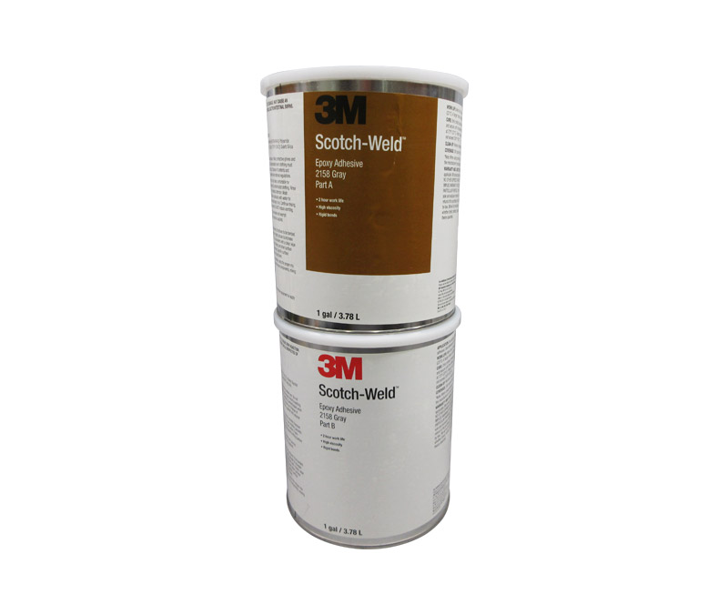 3M™ 021200-20262 Scotch-Weld™ Gray 2158 Epoxy Adhesive - Gallon A+B Kit