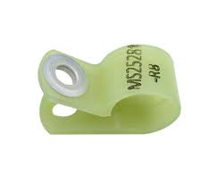 Military Standard MS25281R28 Light Green Plastic Clamp, Loop