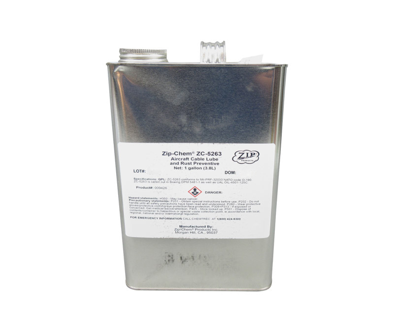 Zip-Chem® 009426 Aero-Lube™ ZC-5263 Aircraft Cable Lube & Rust Preventive - Gallon Can